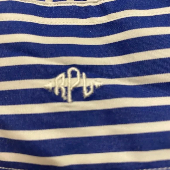 Polo Ralph Lauren Blue Pinstripe Long Sleeve Long Shirt Dress Size S - Picture 7 of 11